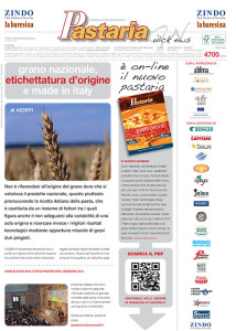La prima pagina di Pastaria QN5/2013